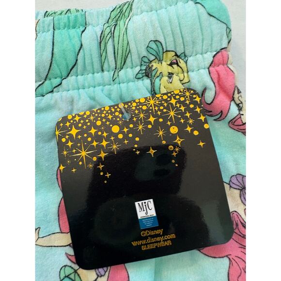 Disney Women's The Little Mermaid Print Pajama Sleep Pants Size Medium Princess - Picture 7 of 8